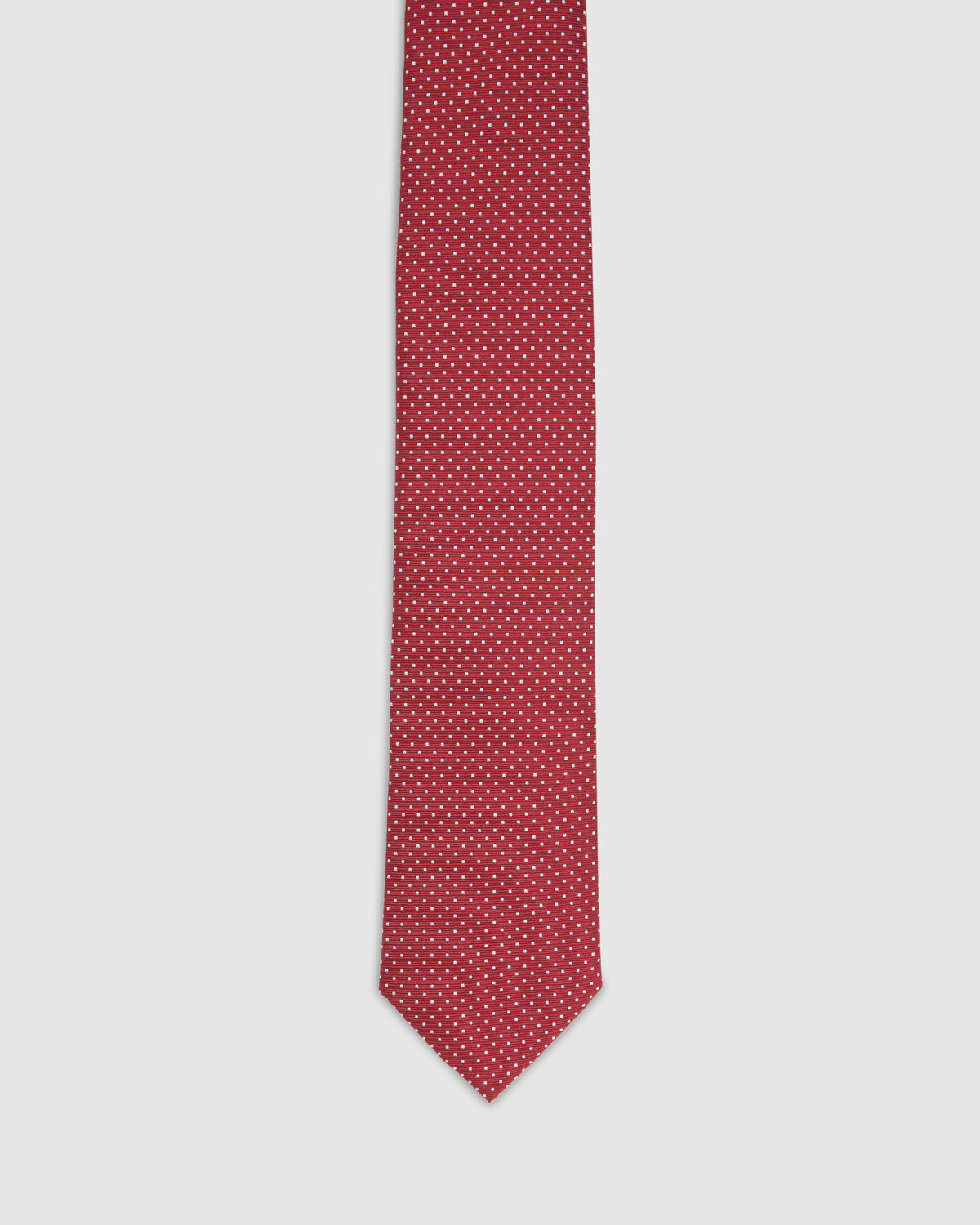 RED POLKA DOTS TIE MENS ACCESSORIES