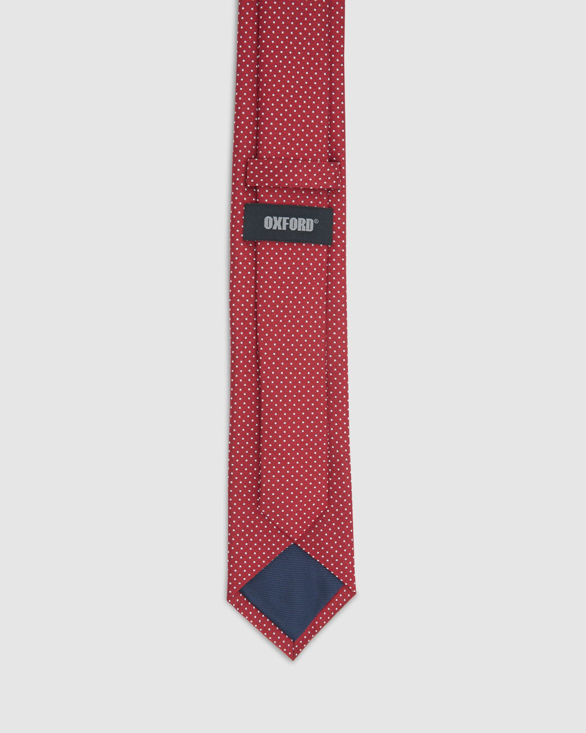 RED POLKA DOTS TIE MENS ACCESSORIES