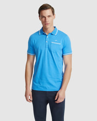 NICKSON JERSEY TIPPING POLO MENS KNITS