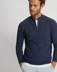 PERRY ZIP COLLAR KNIT TOP - AVAILABLE ~ 1-2 weeks MENS KNITWEAR