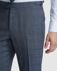 BYRON WOOL SUIT TROUSERS WITH SIDE TAB - AVAILABLE ~ 1-2 weeks MENS SUITS