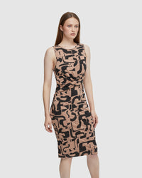 HOLLY SLEEVELESS PRINTED DRESS - AVAILABLE ~ 1-2 weeks WOMENS DRESSES