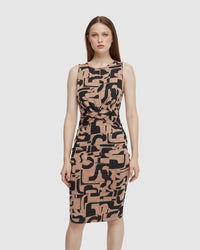 HOLLY SLEEVELESS PRINTED DRESS - AVAILABLE ~ 1-2 weeks WOMENS DRESSES