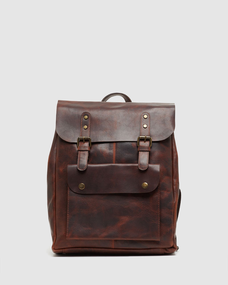 CRAWFORD LEATHER BACKPACK MENS ACCESSORIES