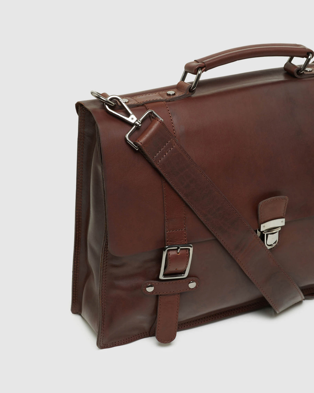 HENDRIX LEATHER BRIEFCASE MENS ACCESSORIES