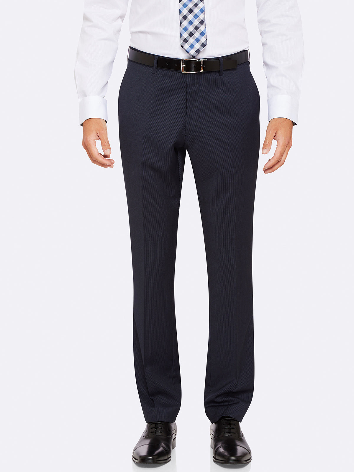 NEW HOPKINS WOOL SUIT TROUSERS NAVY