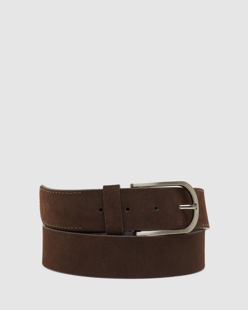 BENTLY SUEDE LEATHER BELT MENS ACCESSORIES
