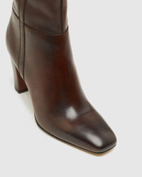 ADDISON LEATHER SOCK BOOTS WOMENS SHOES
