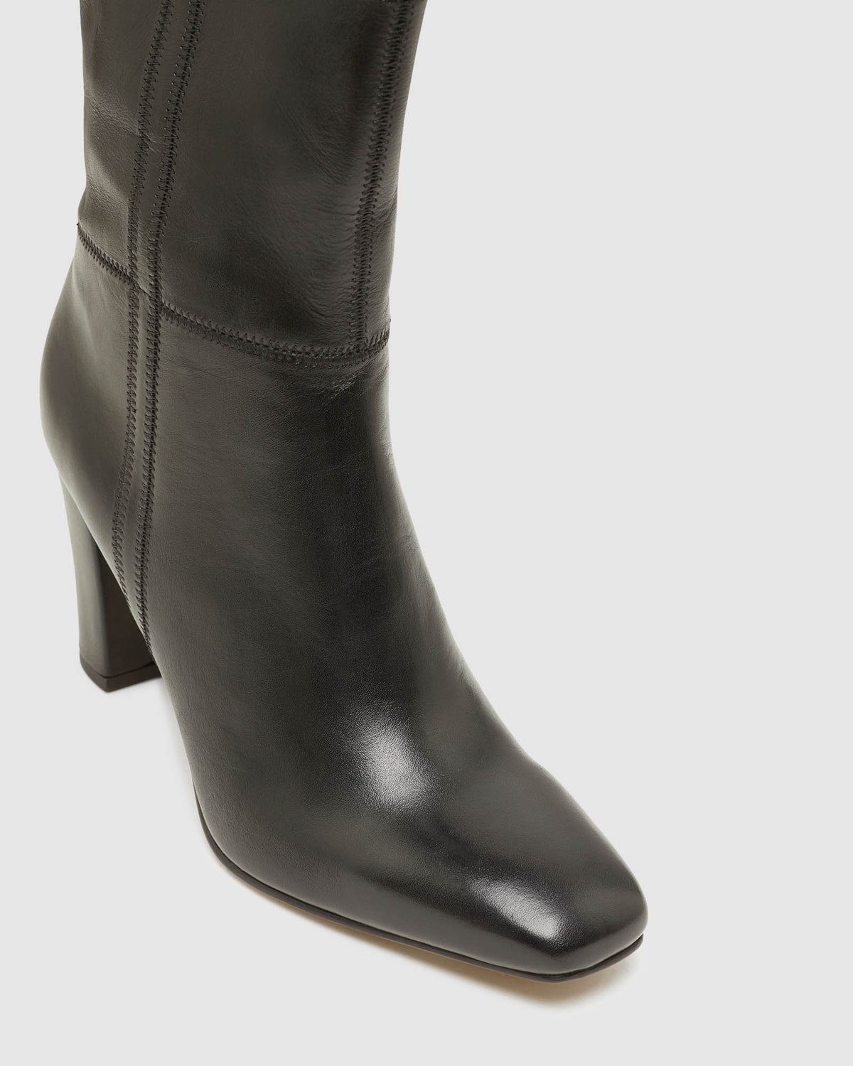 ADDISON LEATHER SOCK BOOTS WOMENS SHOES