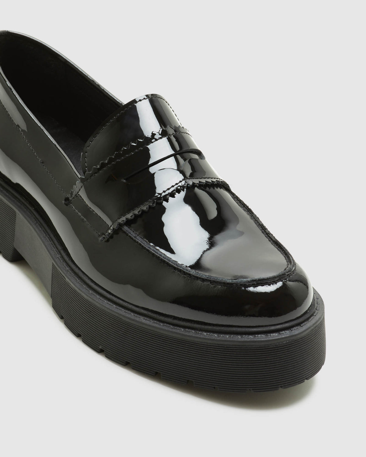 LONDYN LEATHER PENNY LOAFERS WOMENS SHOES