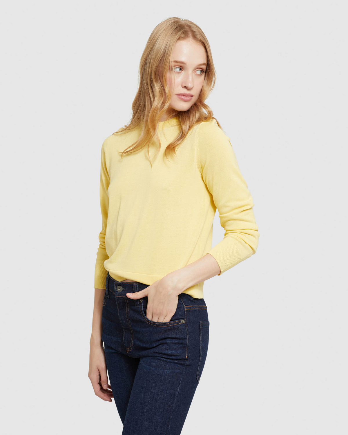 FLORENCE COTTON CREW NECK KNIT - PREORDER (~1-2 weeks) WOMENS KNITWEAR