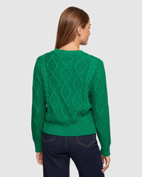 LUCY RIBBON KNIT PULLOVER WOMENS KNITWEAR