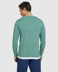 PERRY TIPPING V-NECK PULLOVER