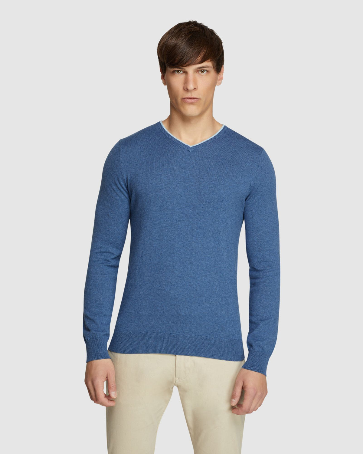 PERRY TIPPING V-NECK CASHMERE BLEND