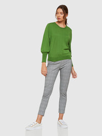 WILLOW BELL SLEEVE CREW NECK KNIT