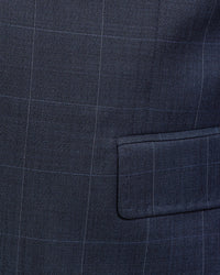 AUDEN WOOL STRETCH CHECKED SUIT JACKET MENS SUITS
