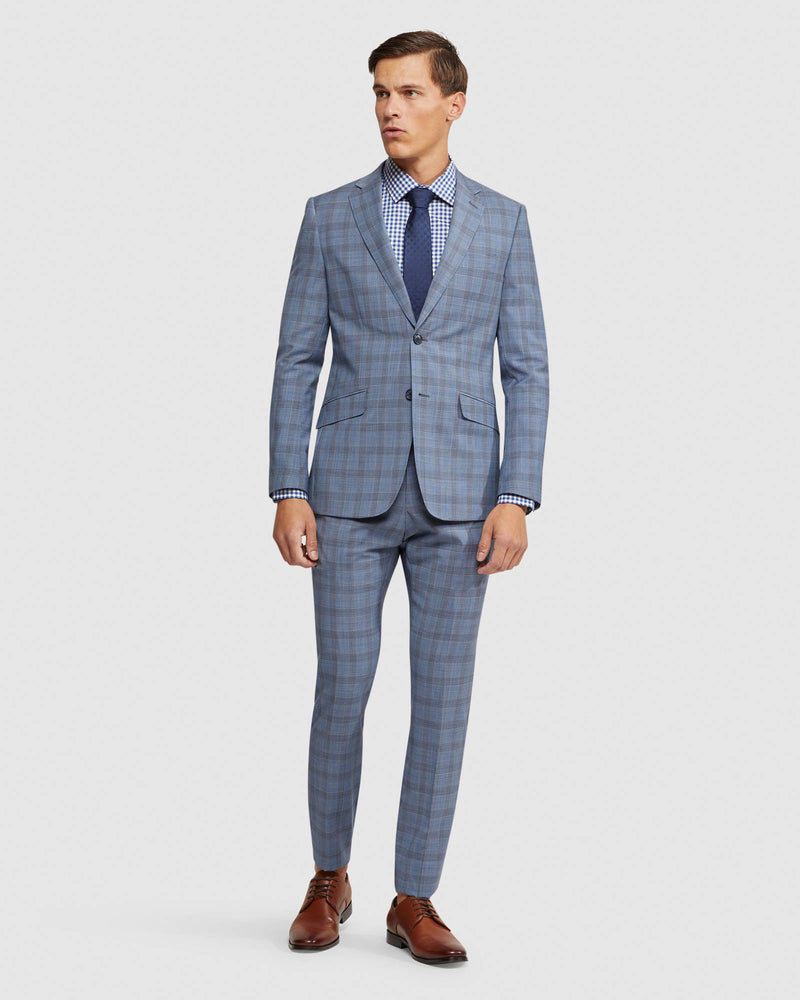 NEW HOPKINS WOOL CHECKED SUIT JACKET MENS SUITS