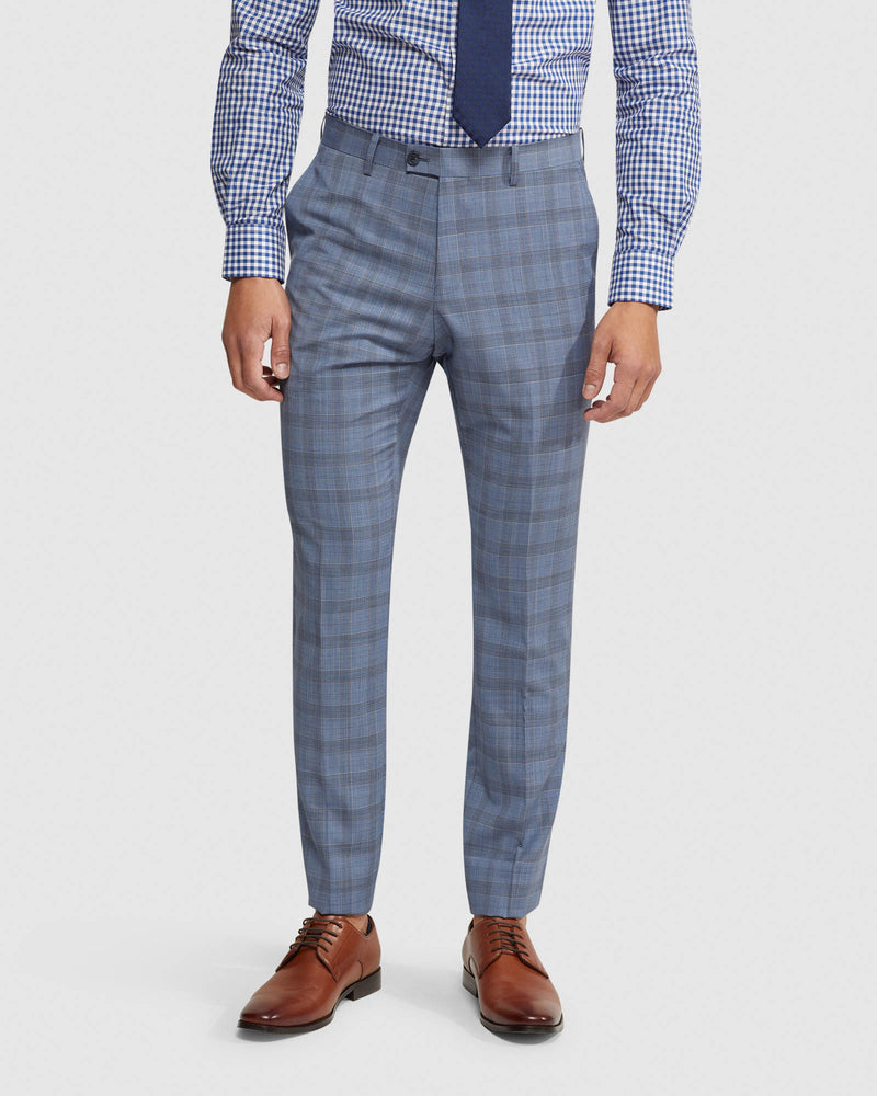 HOPKINS WOOL CHECKED SUIT TROUSERS MENS SUITS