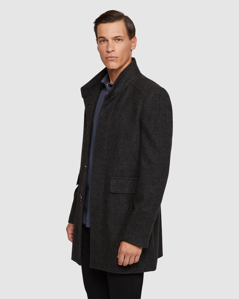 WILSON WOOL RICH OVERCOAT MENS JACKETS AND COATS