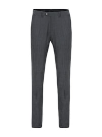 T27 WOOL SUIT TROUSERS CHARCOAL