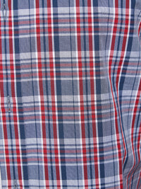 STRATTON CHECKED SHIRT NAVY/RED