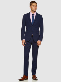 AUDEN ECO CHECKED SUIT JACKET NAVY