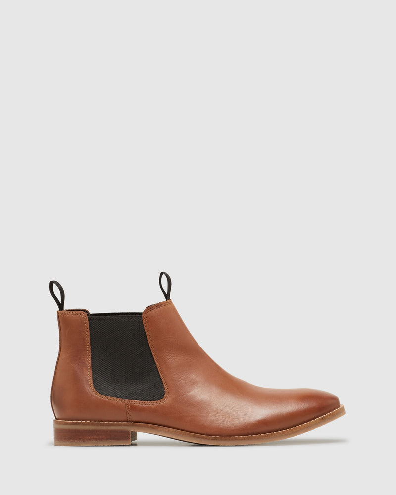 VALEN LEATHER CHELSEA BOOTS