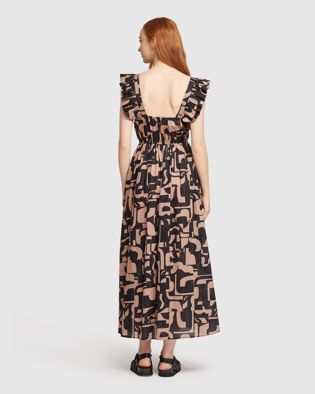 ANNIE GEO PRINT VOILE DRESS - AVAILABLE ~ 1-2 weeks WOMENS DRESSES