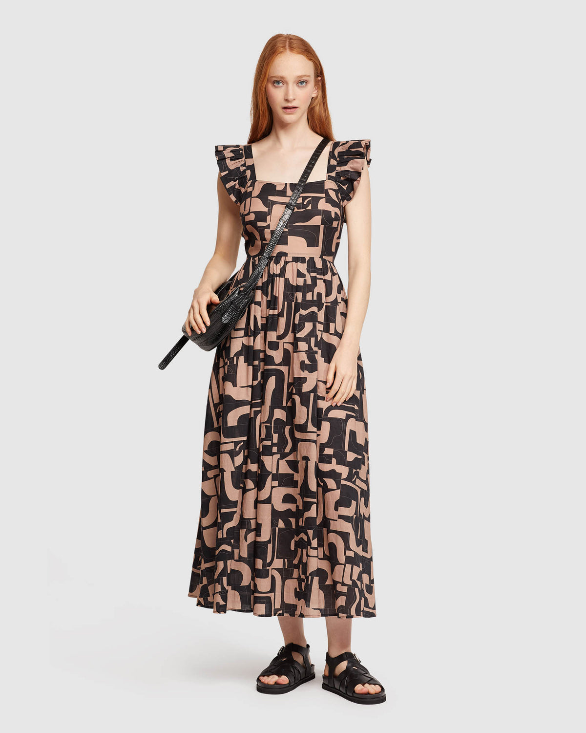 ANNIE GEO PRINT VOILE DRESS - AVAILABLE ~ 1-2 weeks WOMENS DRESSES