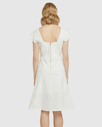 STANMORE COTTON DRESS IVORY