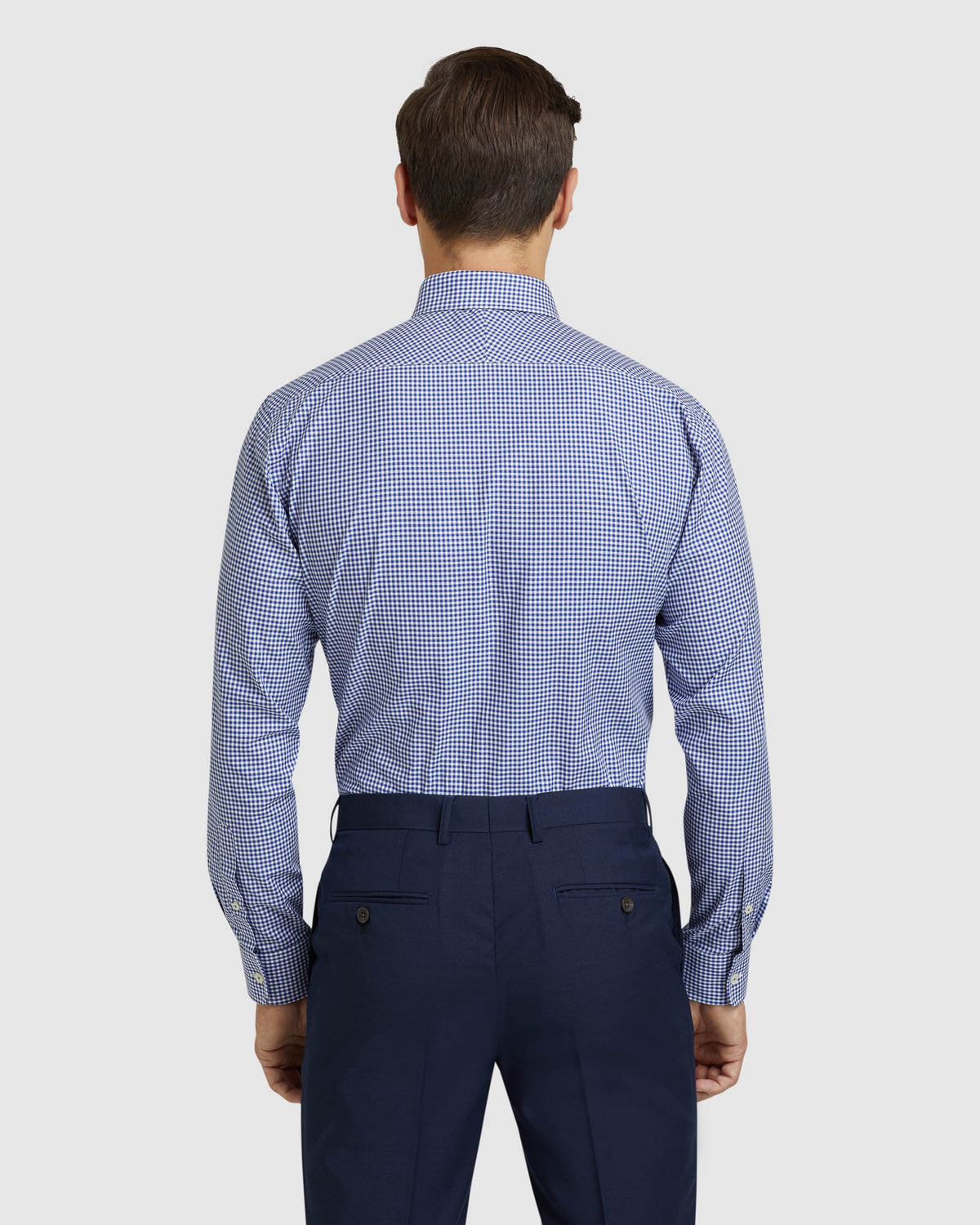 ISLINGTON REGULAR FIT CHECKED SHIRT FRENCH BLUE